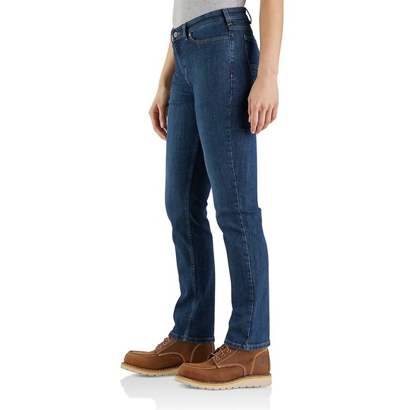 CARHARTT WOMEN'S WORK JEAN - RELAXED FIT RUGGED FLEX SIZE 16 - Picture 3 of 8